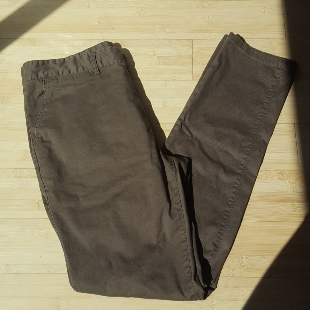 ASOS Olive green straight leg slacks